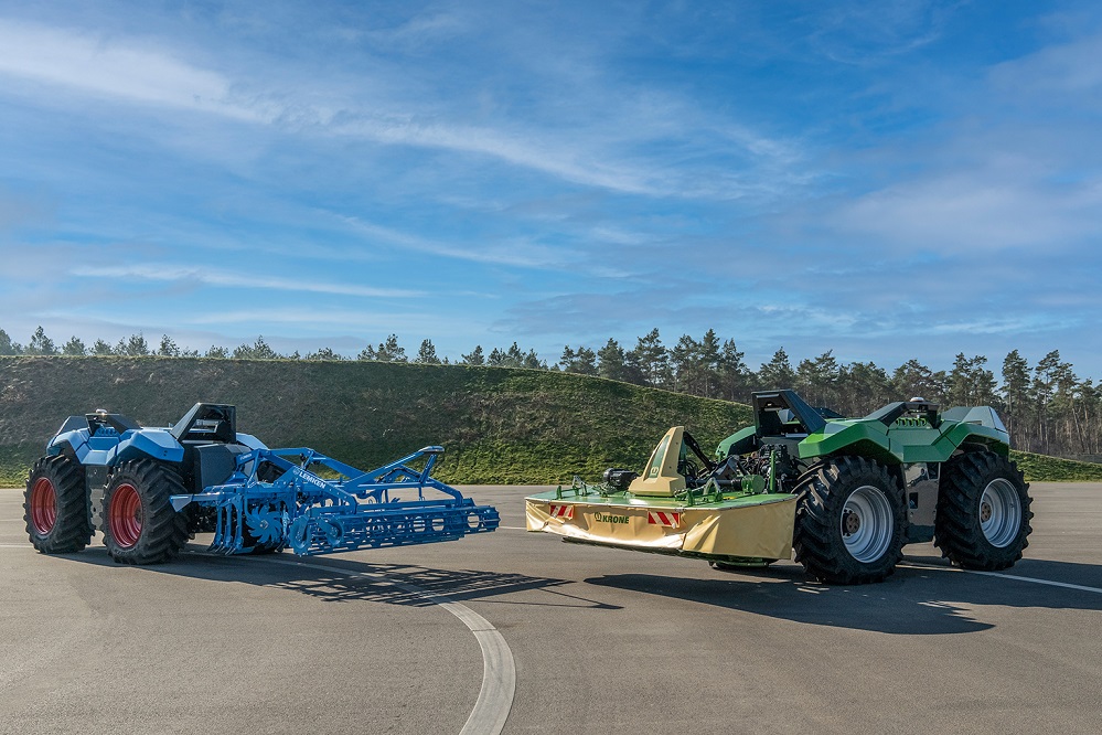 Krone en Lemken introduceren met VTE een autonome trekker